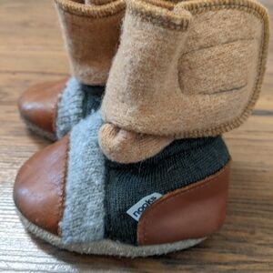 Nooks Booties Wool And Leather Boots